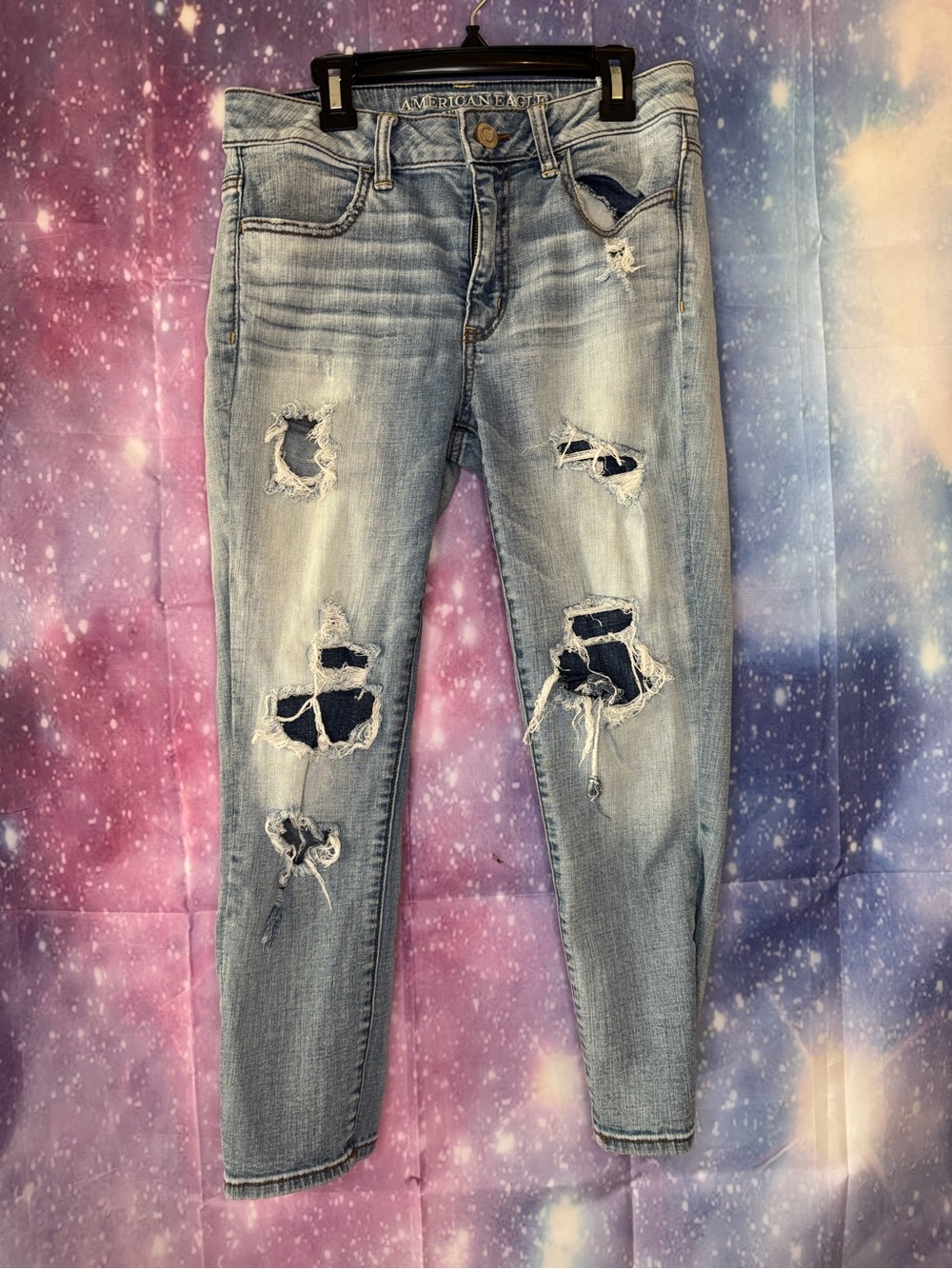American Eagle Hi-rise jegging crop super stretch jeans